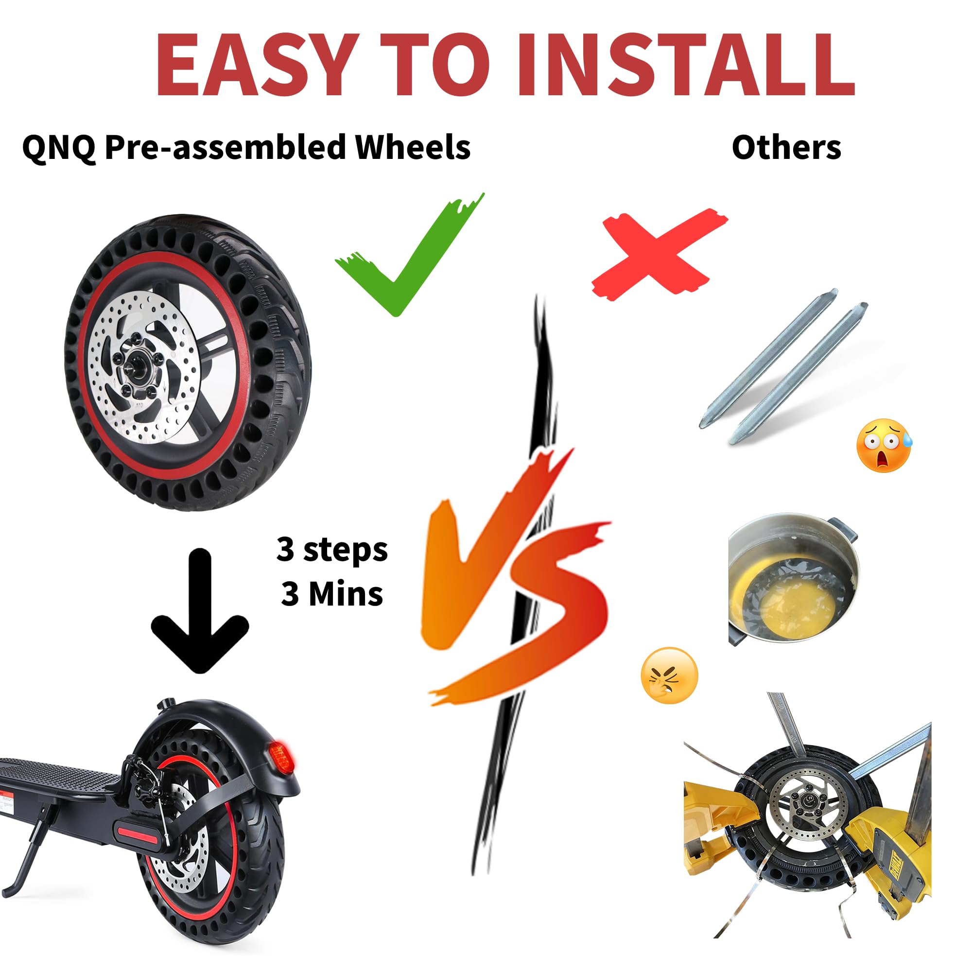 Roue Arrière Pour Trottinette électrique Hiley Model X9 - Occasion