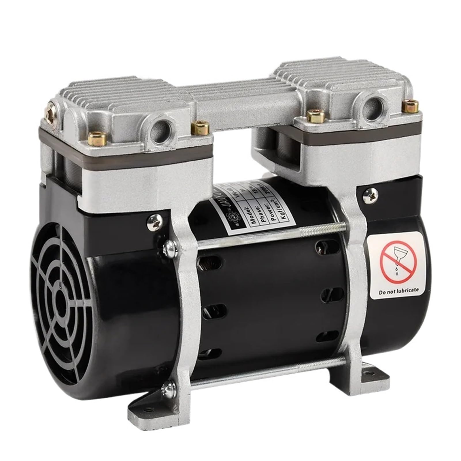 Pompe à vide double piston 220V sans huile appareil compact