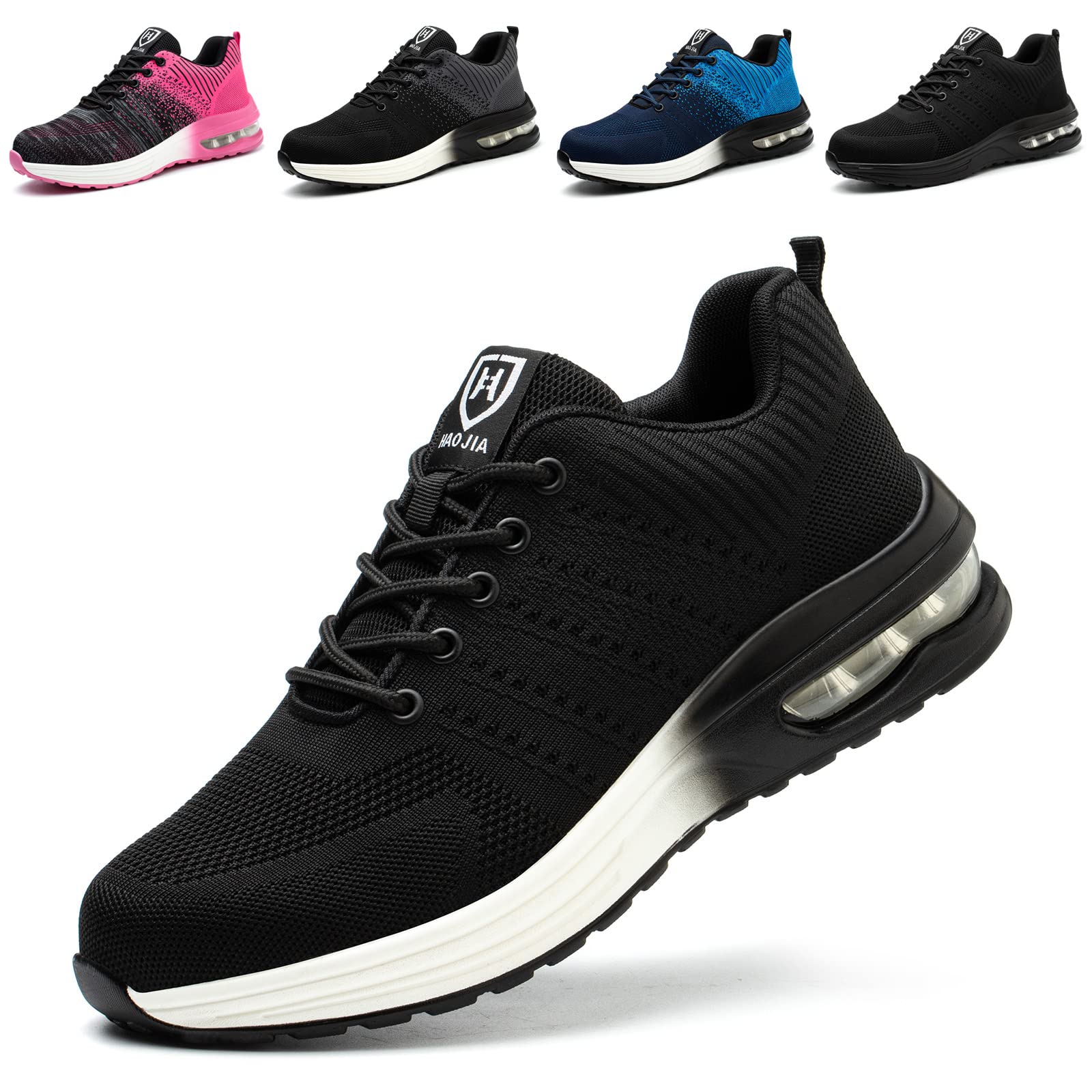 Baofular Scarpe Antinfortunistiche Uomo Donna Leggere Scarpe da Lavoro Comode Scarpe Sicurezza Antiscivolo Traspiranti