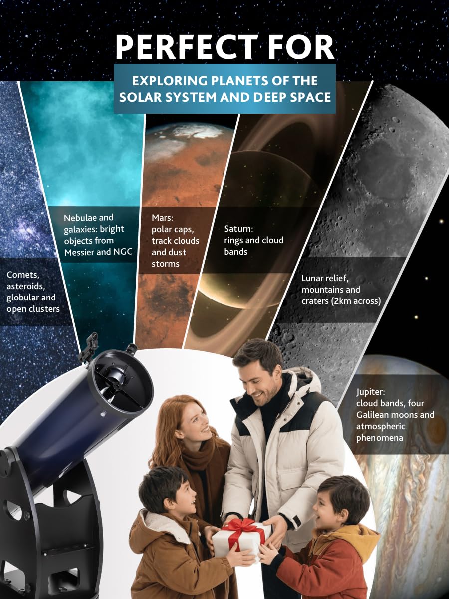 Telescopio Dobsoniano Levenhuk New Skyline Plus 8" (200/1200)