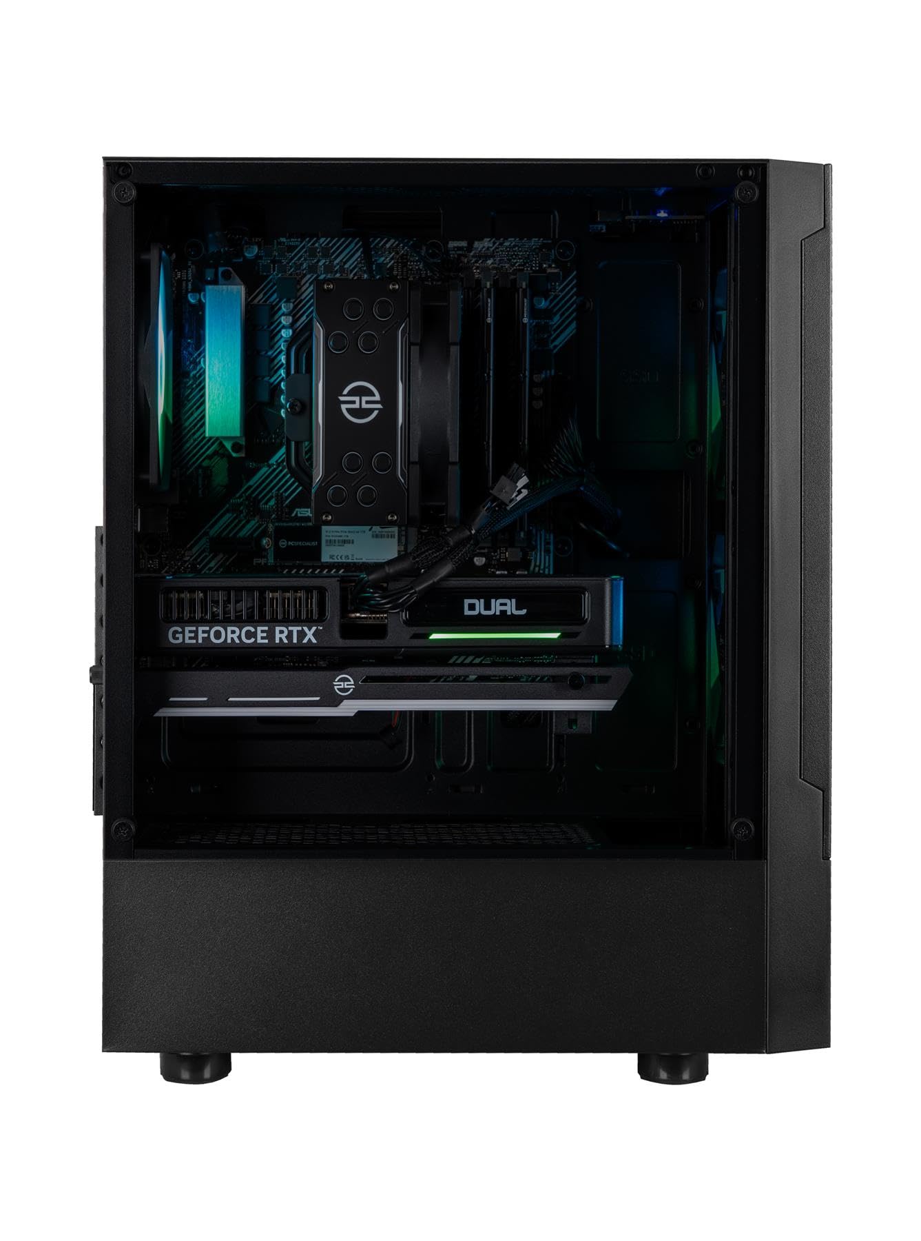 PCSpecialist Prism PC Gaming - AMD Ryzen 7 5700X 3.40 GHz 8-Core, 16 GB RAM, 8 GB GEFORCE RTX 5060, SSD 1TB M.2, Windows 11