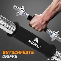Amonax Öntöttvas Súlytárcsa Szett 2,5-10 kg - 25 mm és 50 mm Olimpiai Súlyzórúdhoz - Edzőtermi Súlyemelő Tárcsák Otthoni Edzéshez 4