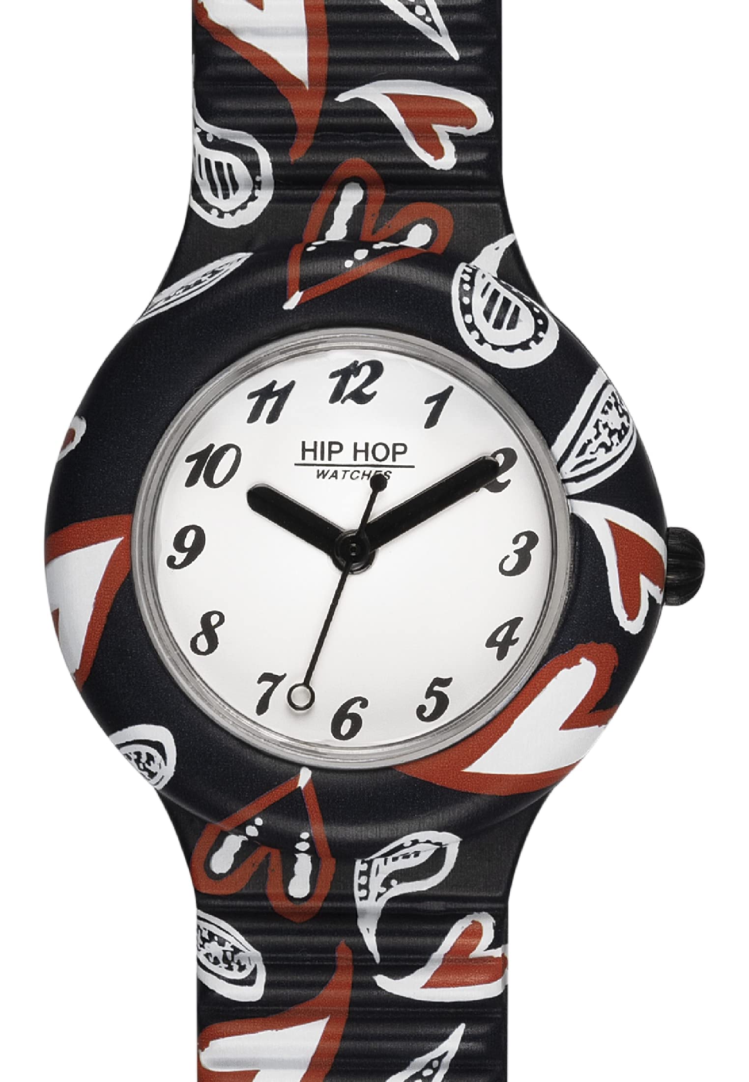 HIP HOP Orologio collezione HEART BY HEART movimento solo tempo - 3h quarzo e chiusura con bottone di sicurezza per donna