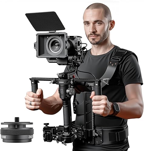 Miniatura 1 de DF DIGITALFOTO Thanos SE - Sistema de chaleco de soporte para cardán video SteadiCam compatible con DJI RS 3PRORS2RSC2Ronin S ZHIYUN Crane 2S3S para