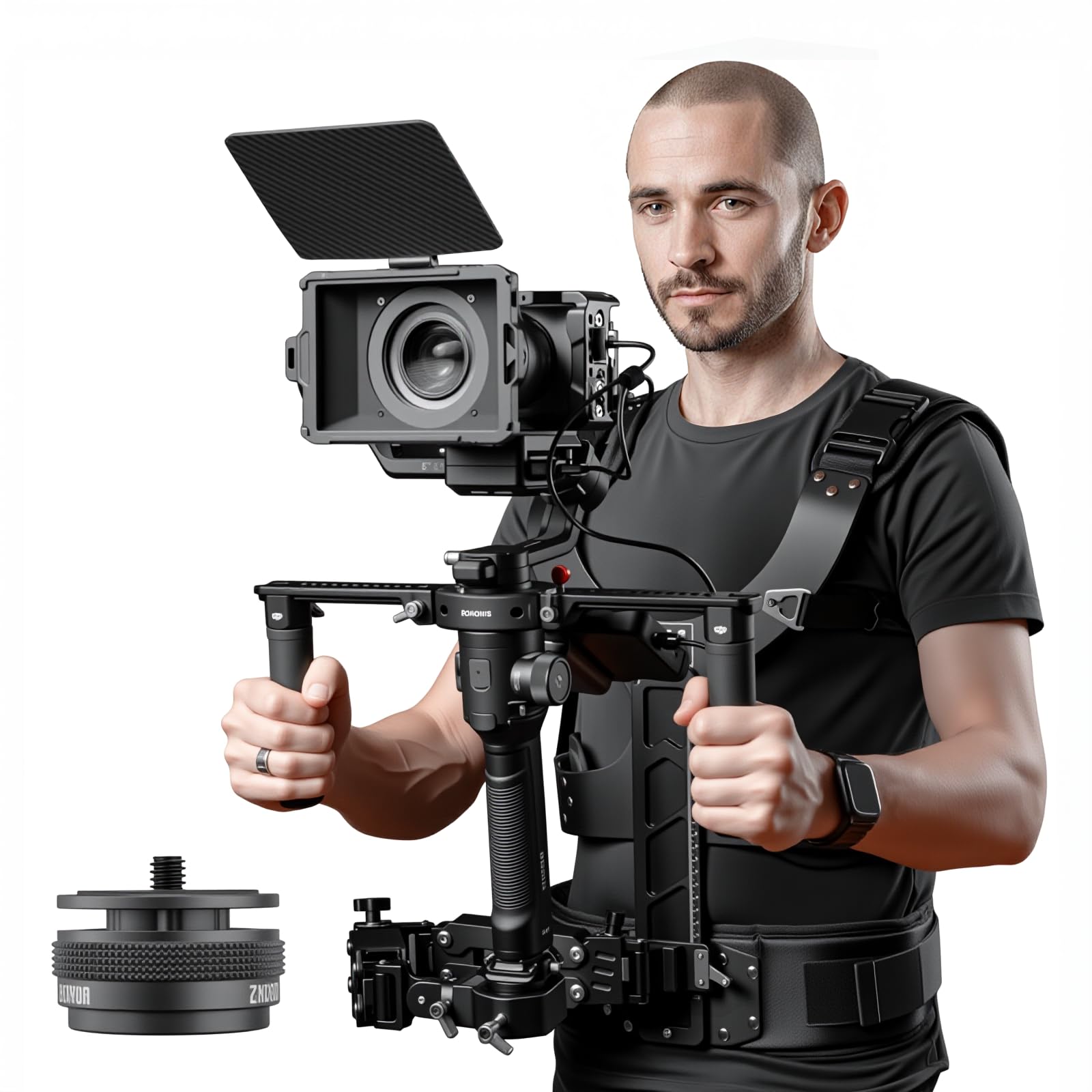 DF DIGITALFOTO Thanos SE Gimbal Support Vest System,Video SteadyCam Axis Compatible with DJI RS5/RS4/RS 4 Pro/Mini/RS 3/PRO/RS2,ZHIYUN Crane 2S/3S for