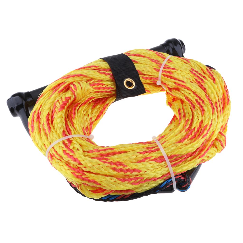 Cuerda de esquí acuático Cuerda de esquí acuático Arnés de Remolque Línea de Cable de Correa con empuñadura for Wakeboard/Kneeboard Surf