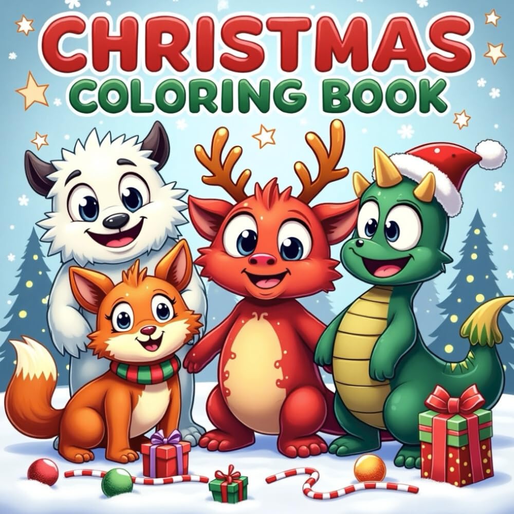 Christmas Coloring Book: Ausmalbuch für Kinder