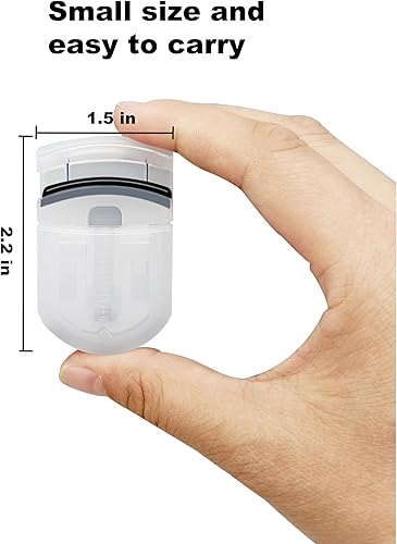 Miniatura 2 de Rizadores de pestañas de tamaño de viaje, mini rizador de pestañas pequeñas portátil, diseño de gran angular para un uso flexible y pestañas