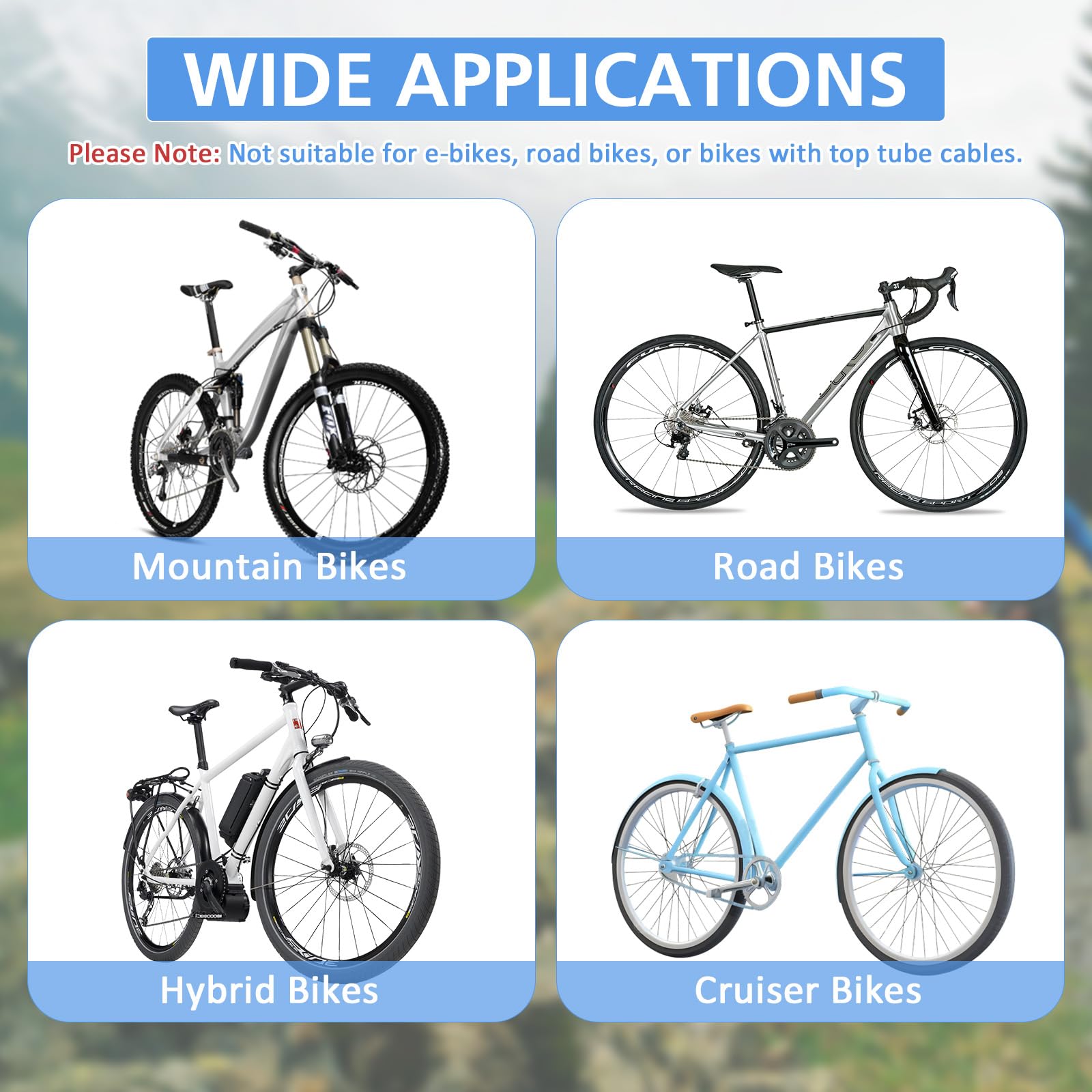 BWBIKE Asiento Bicicleta Infantil Delantero Extraíble para Niños 2-5 Años con Reposapiés, Manillar de Seguridad y Pedales - Compatible con MTB Bicicletas Adultas (Montaje Frontal)