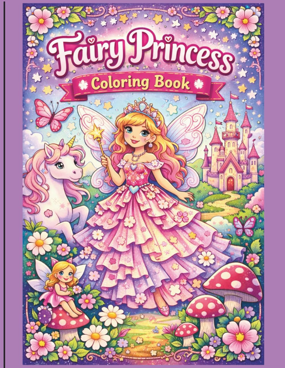 Fairy Princess - Coloring Book