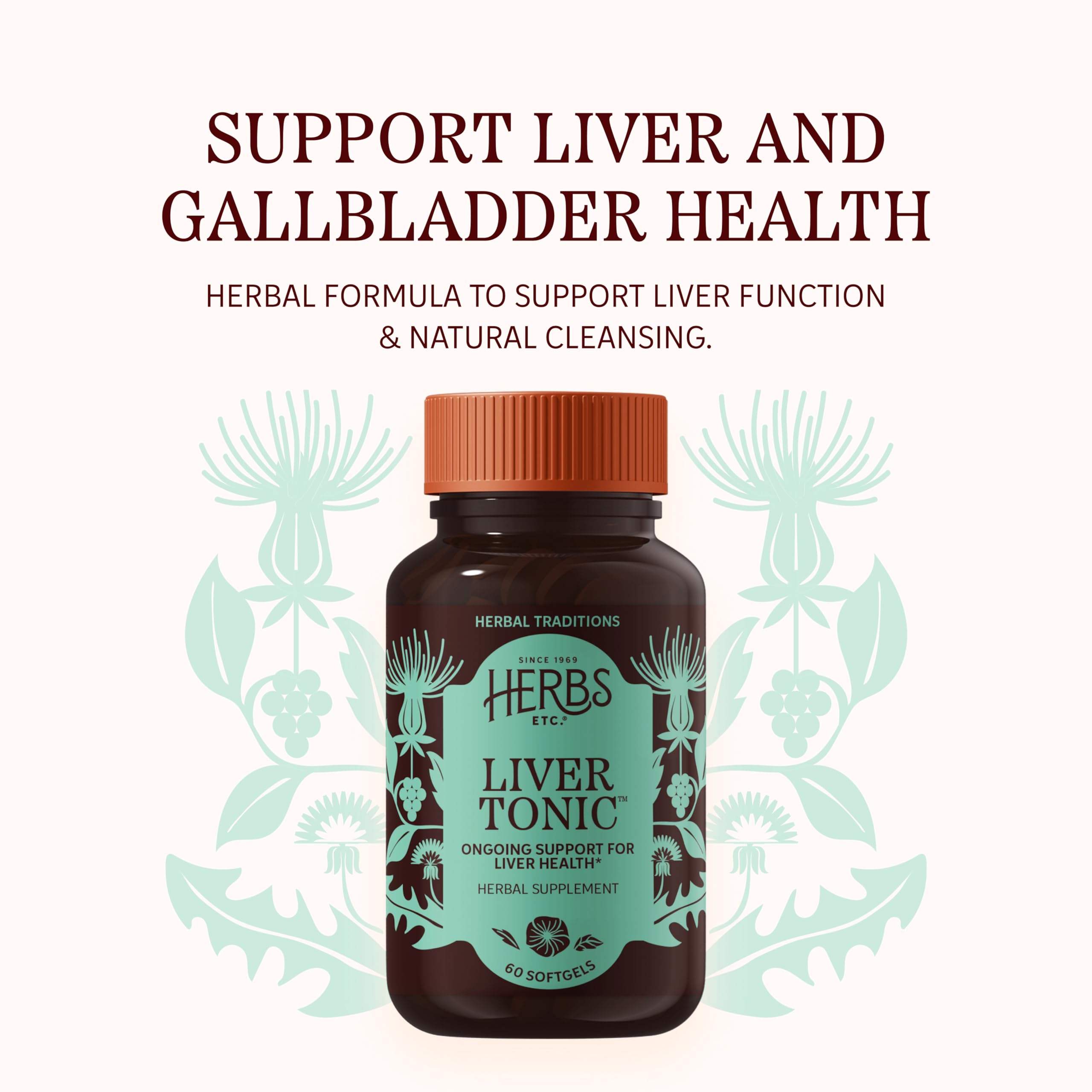 Amazon.com: Herbs Etc. Liver Tonic Softgels - Herbal Supplement