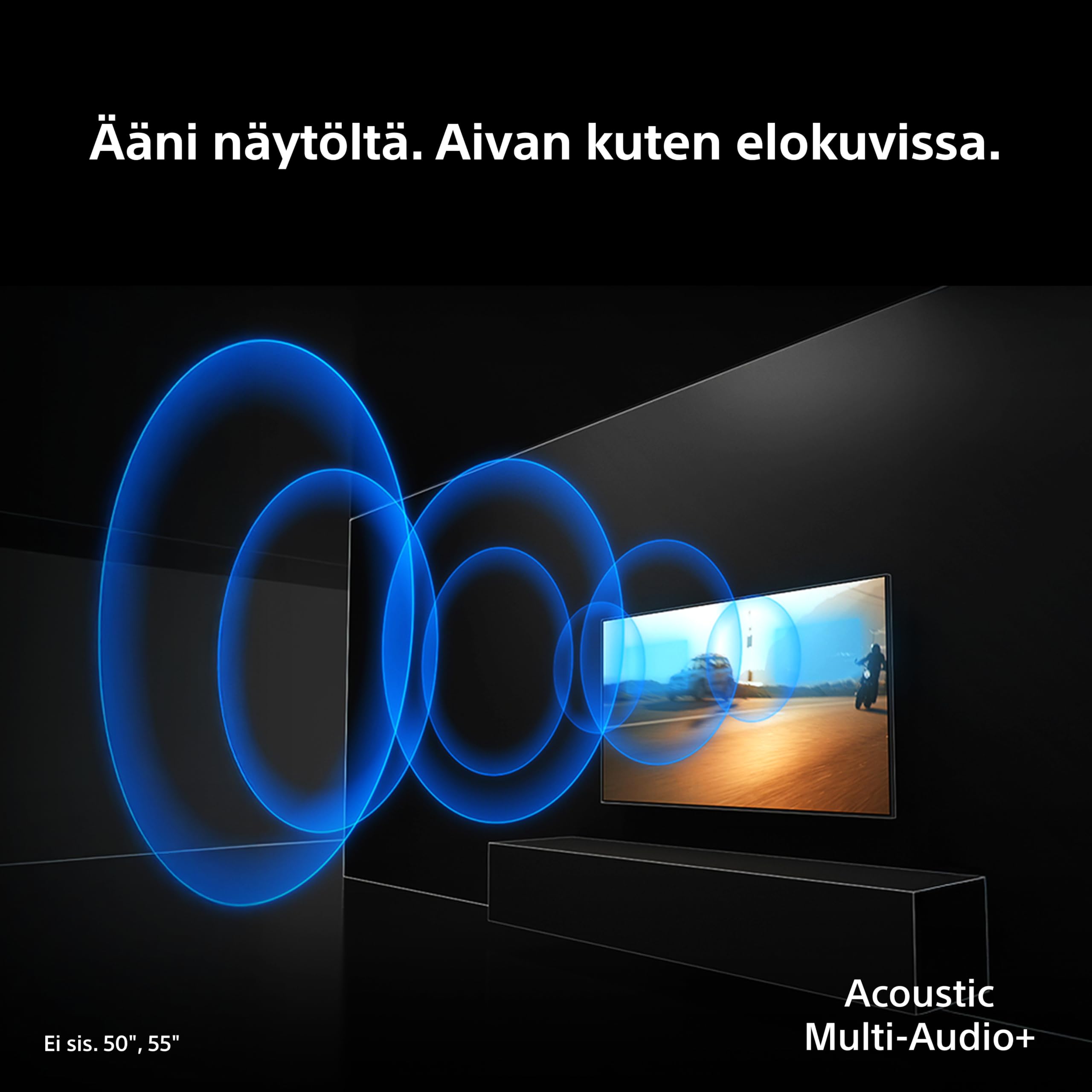 Sony BRAVIA 7 II True RGB 55 Inch TV, 4K Smart TV (Google TV), RGB LED, XR Processor with AI Technology, 120hz Television with Dolby Vision/Atmos, PS5 compatibility, 55XR75M2, 2026 Model