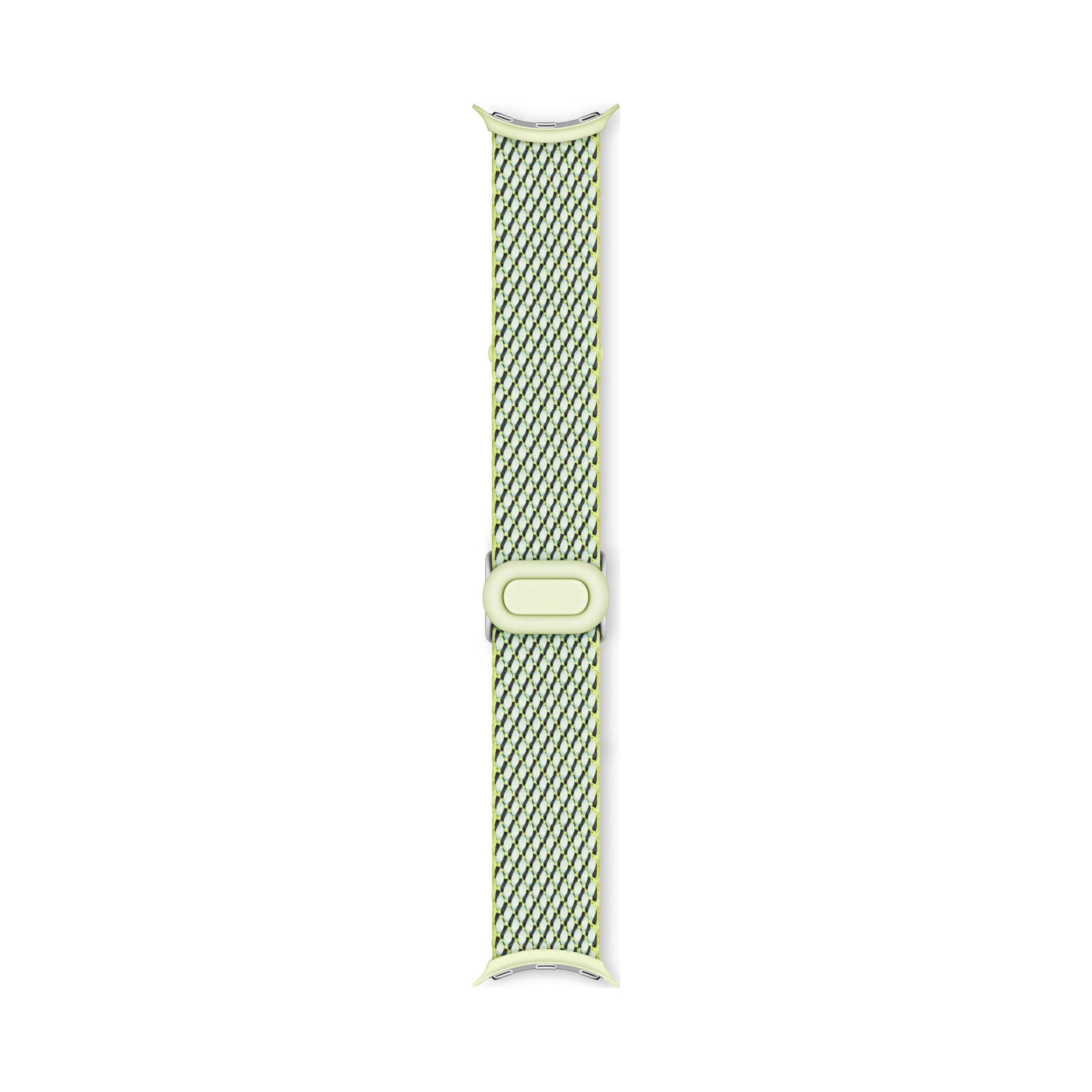 Google Pixel Watch Woven Band – Made for 45 mm Pixel Watch 3 – Lemongrass