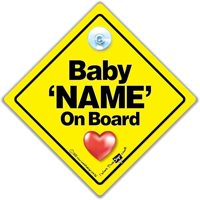 Panneau De Voiture Avec Inscription Baby On Board Personnalisable Avec Le Nom De Bebe Panneau De Voiture A Ventouse Vous Pouvez Ajouter Un Nom Amazon Fr Bebe Et Puericulture Panneau De Voiture Avec Inscription Baby On Board Personnalisable Avec Le Nom De Bebe Panneau De Voiture A Ventouse Vous Pouvez Ajouter Un Nom Amazon Fr Bebe Et Puericulture