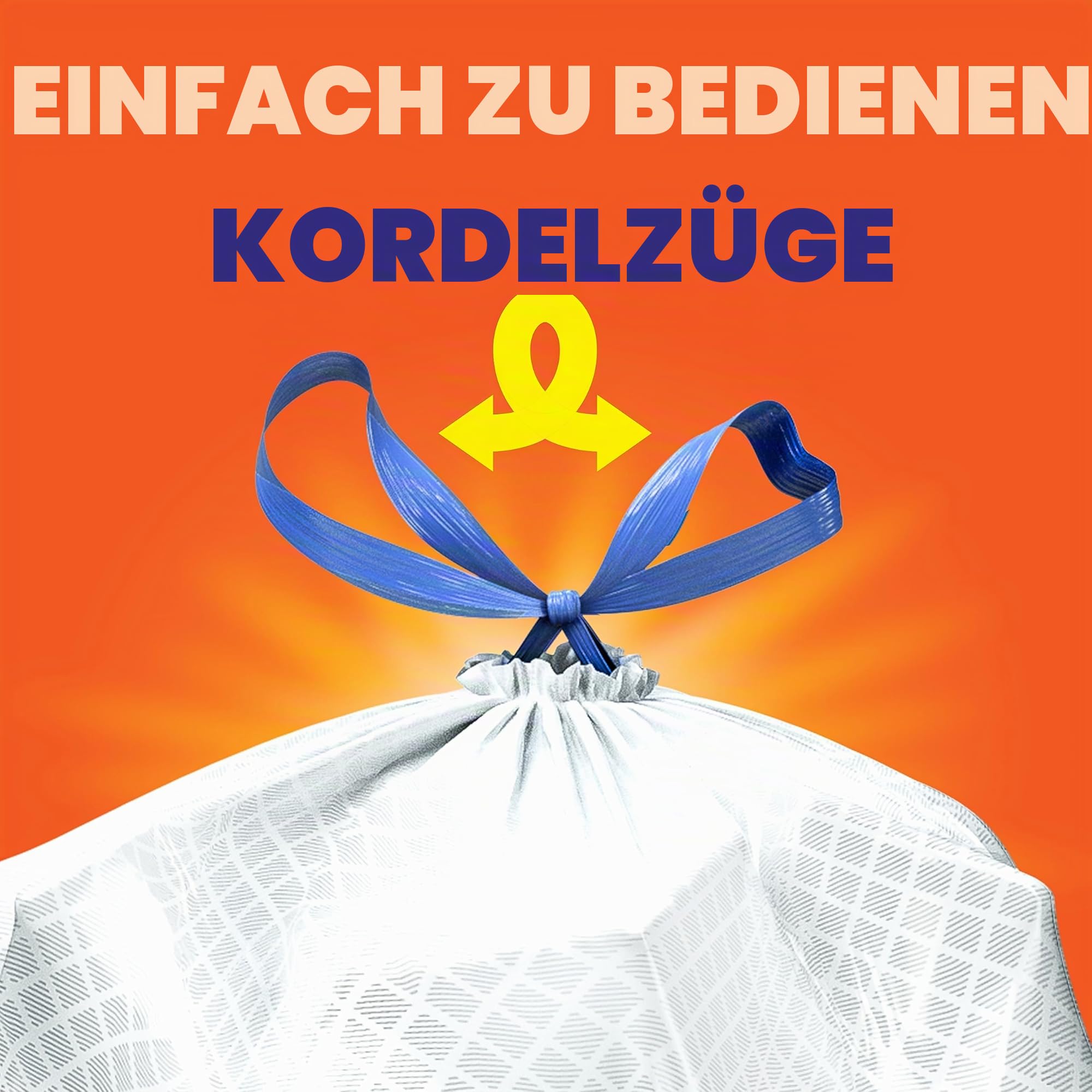Hefty 10013700016605 Ultra starke hohe Küchenabfallbeutel, Lavendel, Sweet Vanille, 35 l, 80 Stück, Weiß, 1 Stück