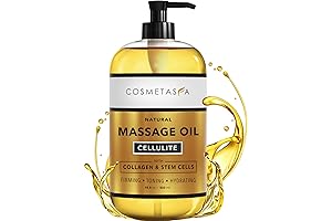 Large Cellulite Massage Oil Enhanced with Collagen & Stem Cells