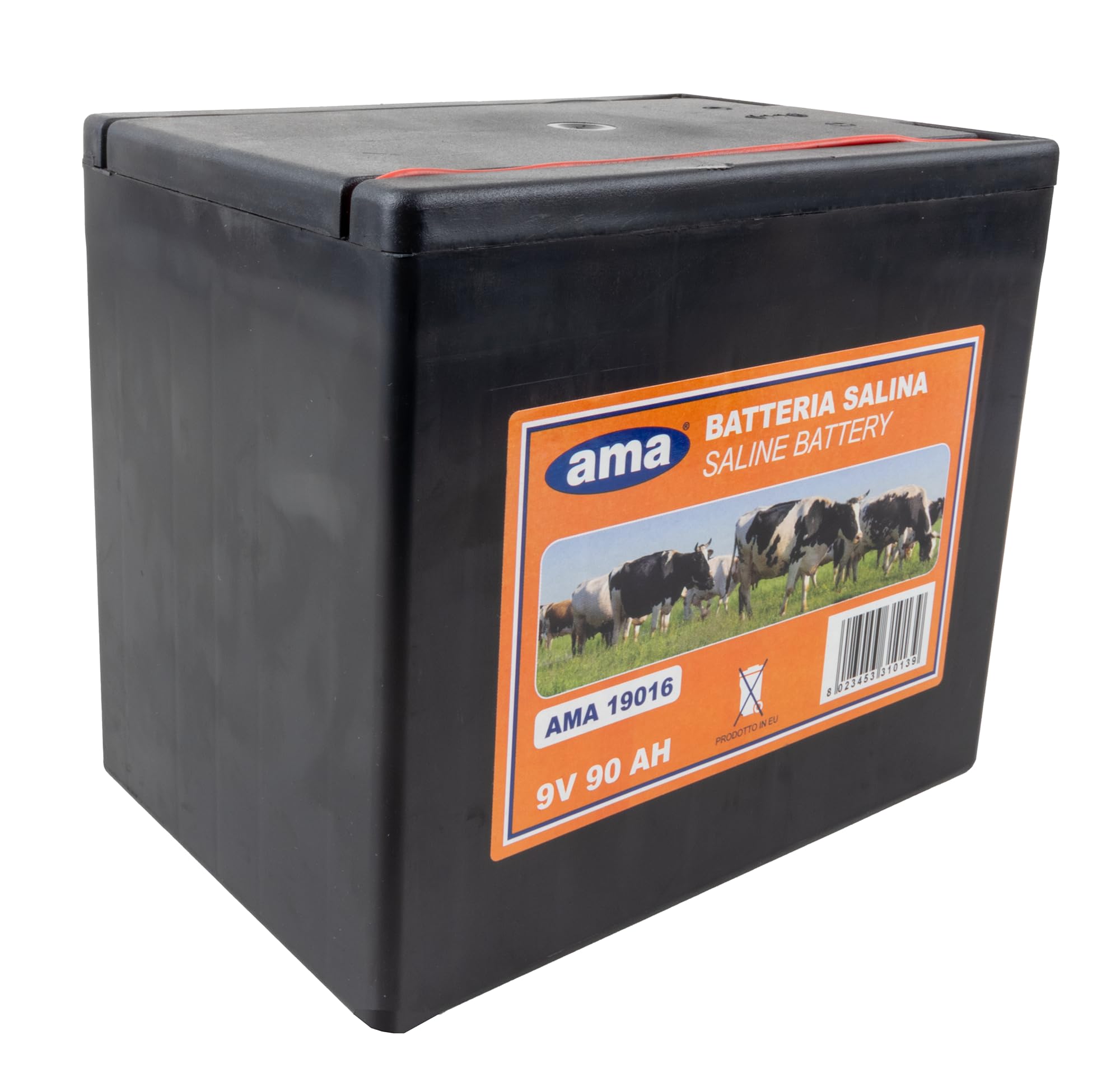 Batteria Zinco-Carbone Ama 9V 90A per Recinti Elettrici
