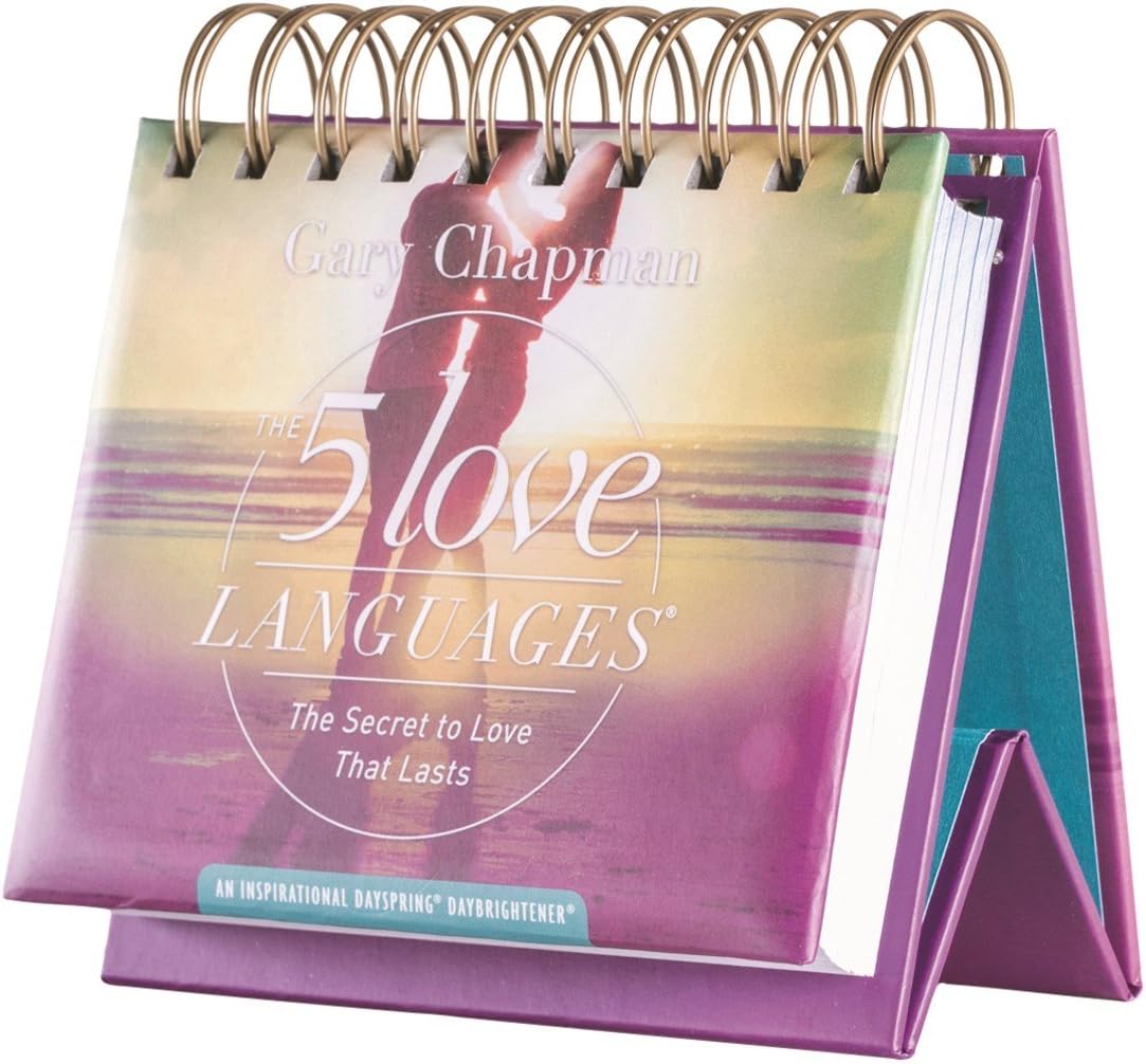 Gary Chapman - The 5 Love of Languages: The Secrets to Love that Lasts - an Inspirational DaySpring DayBrightener - Perpetual Calendar (88446)