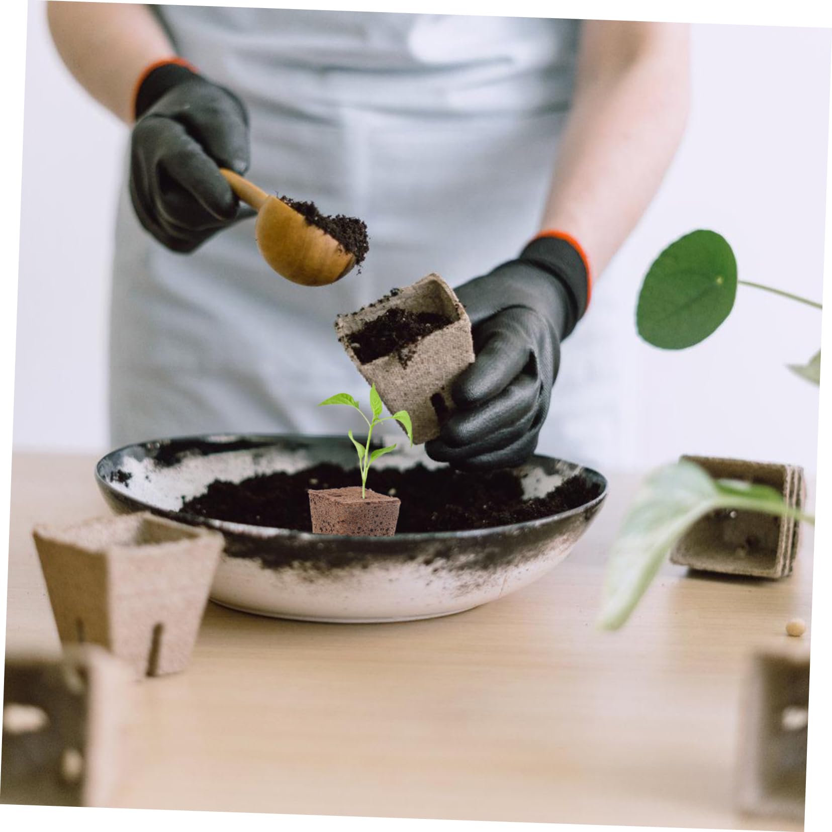 POPETPOP 120 Pièces Bloc d'éponge de terreau Potager Cubes nutritifs pour Plantes éponges hydroponiques Floral Fournitures de Jardin de Cubes de Croissance Petit Fleurs