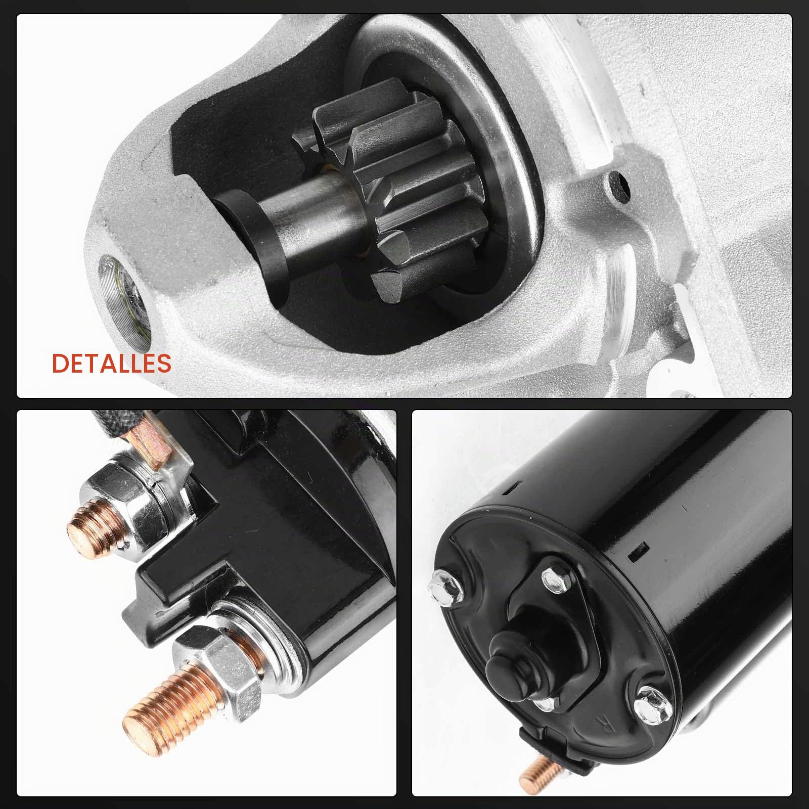 Frankberg Motor de arranque para automóvil Diesel 1,7 KW/12 V/9 dientes