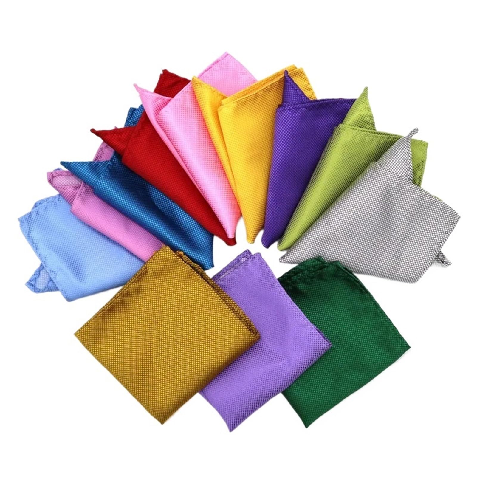 stofftaschentücher herren Gemischtes 26-teiliges Herrentaschentuch | Einfarbiges Hankies Hanky ​​Business Pocket Square Brusttuch