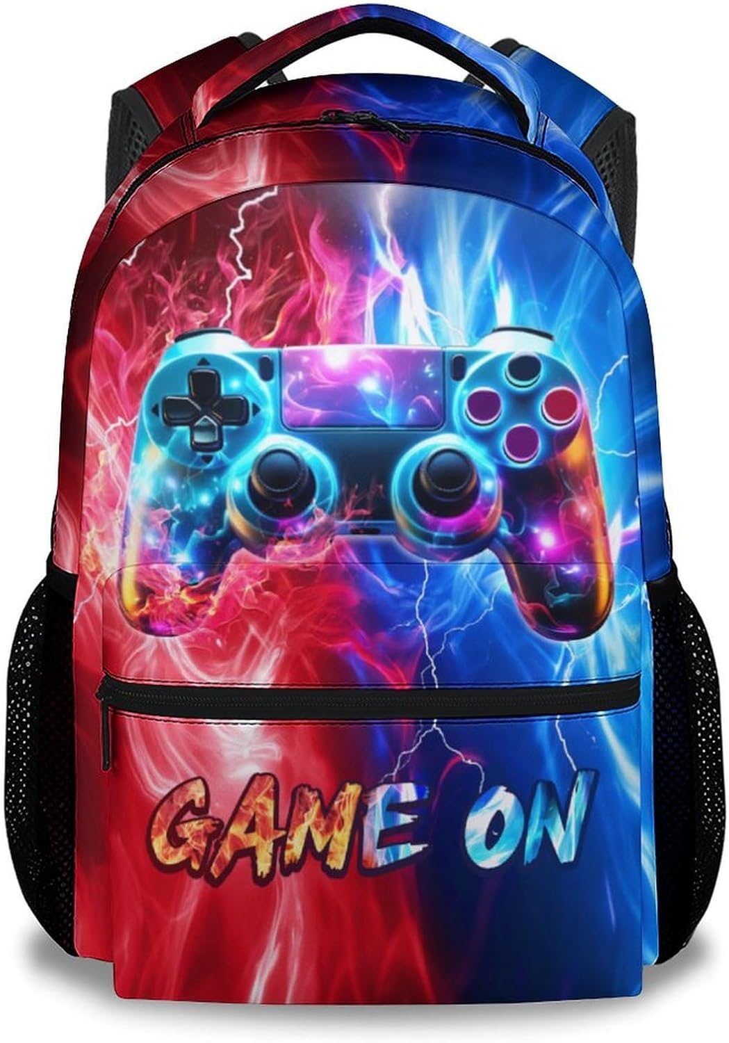 COZYAURA Kids Backpack Boys - Gamer Backpacks for School - 17 Inch Gaming Bookbag for Children - Cool Schoolbag for Elementary Primary