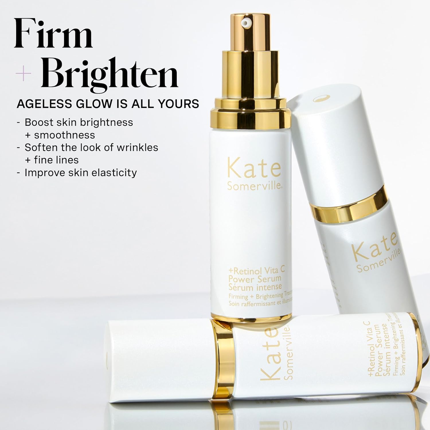 Kate Somerville Retinol Vita C Power Serum – Anti-Aging Skin Firming Treatment Clinically Proven to Brighten and Smooth Lines & Wrinkles, 1 Fl Oz - Image 3