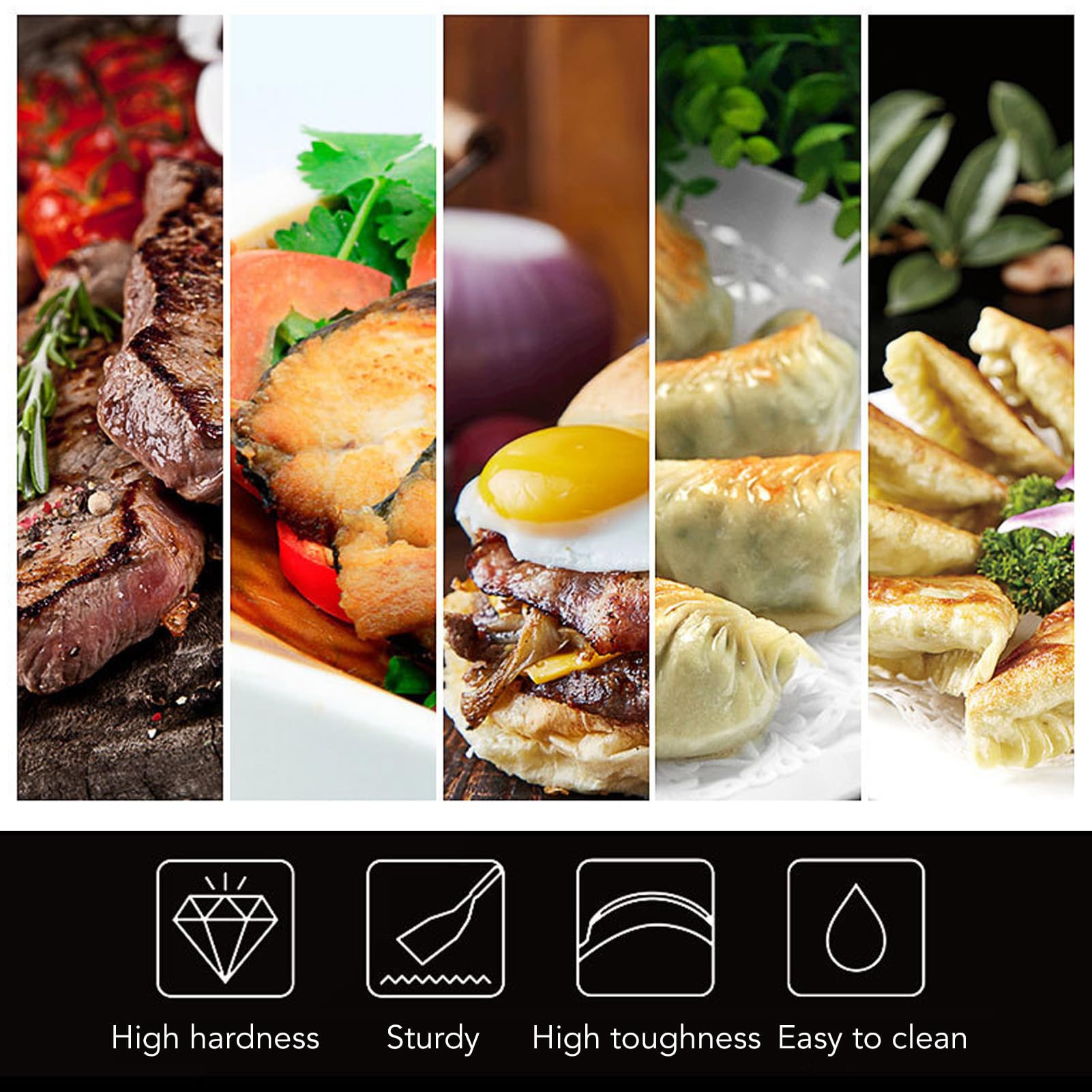 Pizza Spatula Paddle, Stainless Steel Wood Handle Pizza Turning Peel Cookie Spatula for Home Baking Making (Square, Wooden Handle)