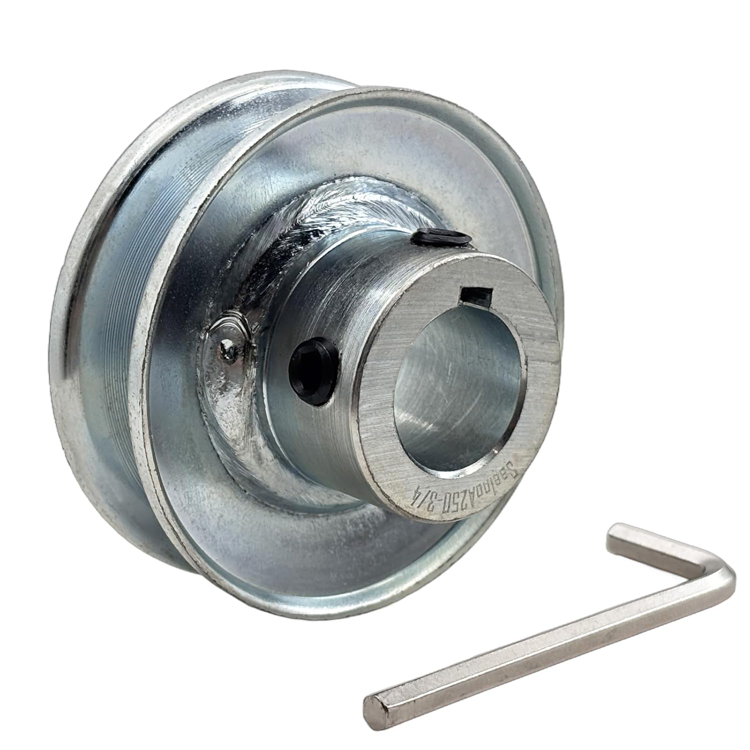 A250-3/4 Single Groove Web Sheaves, v Belt Pulley 3/4 inch bore 2.5" OD,Motor Pulley Carbon Steel for A 4L 3L V-Belts