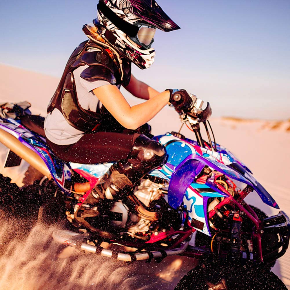 Occhiali da moto Dirt Bike ATV antipolvere Motocross Equitazione Occhiali da sci
