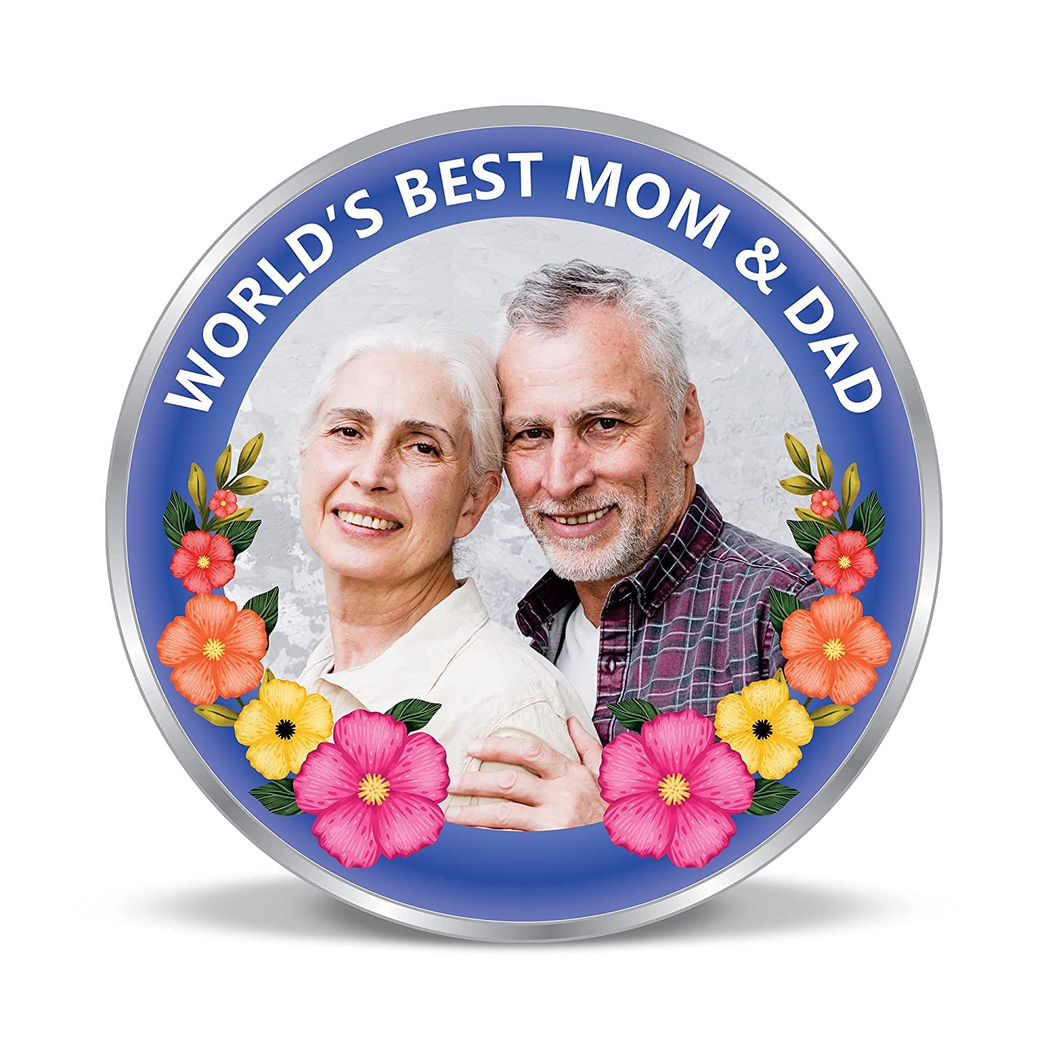 Precious Moments BIS Hallmarked Personalised Happy Parents Day Gift 999 Pure Silver Coin by ACPL (B099NQPMML) Amazon Price History, Amazon Price Tracker