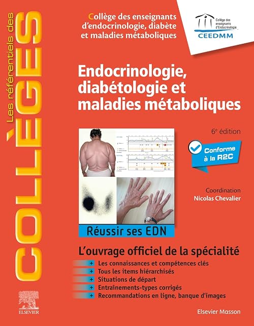 Portada de Endocrinologie, diabétologie et maladies métaboliques: Réussir ses EDN