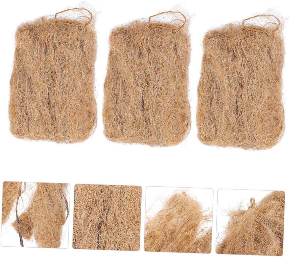 YARNOW 3pcs Jute Fire Professional Convenient Fire Tool for and Outdoor Activities Weather Resistant Flame Starter