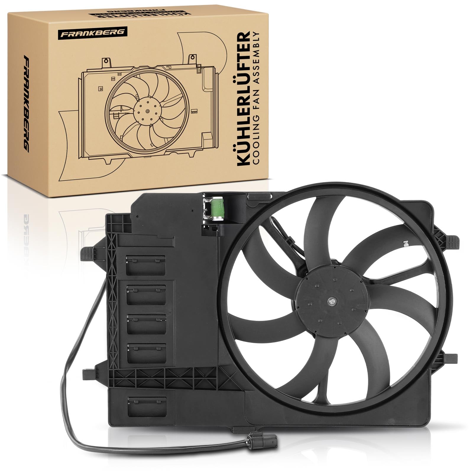 Frankberg Ventola di raffreddamento Compatibile con M.i.n.i Cabriolet R52 C.o.o.p.e.r M.i.n.i Cabriolet R52 One M.i.n.i R50 R53 One M.i.n.i R50 R53 Coope.r S Min.i Cabriolet R52 17117541092