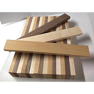 3/4” x 2” x 16” Combo of 6 Walnut 6 Cherry and 6 Hard Maple - 18 Boards