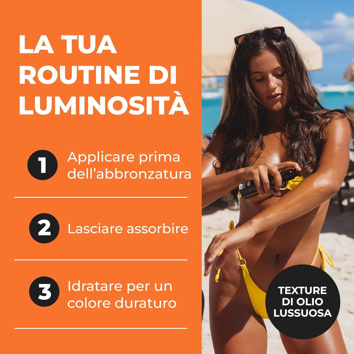 BYROKKO Duo Estivo – ShineBrown Crema Abbronzante 210ml + ShineBrown Tanning Oil 150ml | Bundle per Abbronzatura Intensa e Naturale