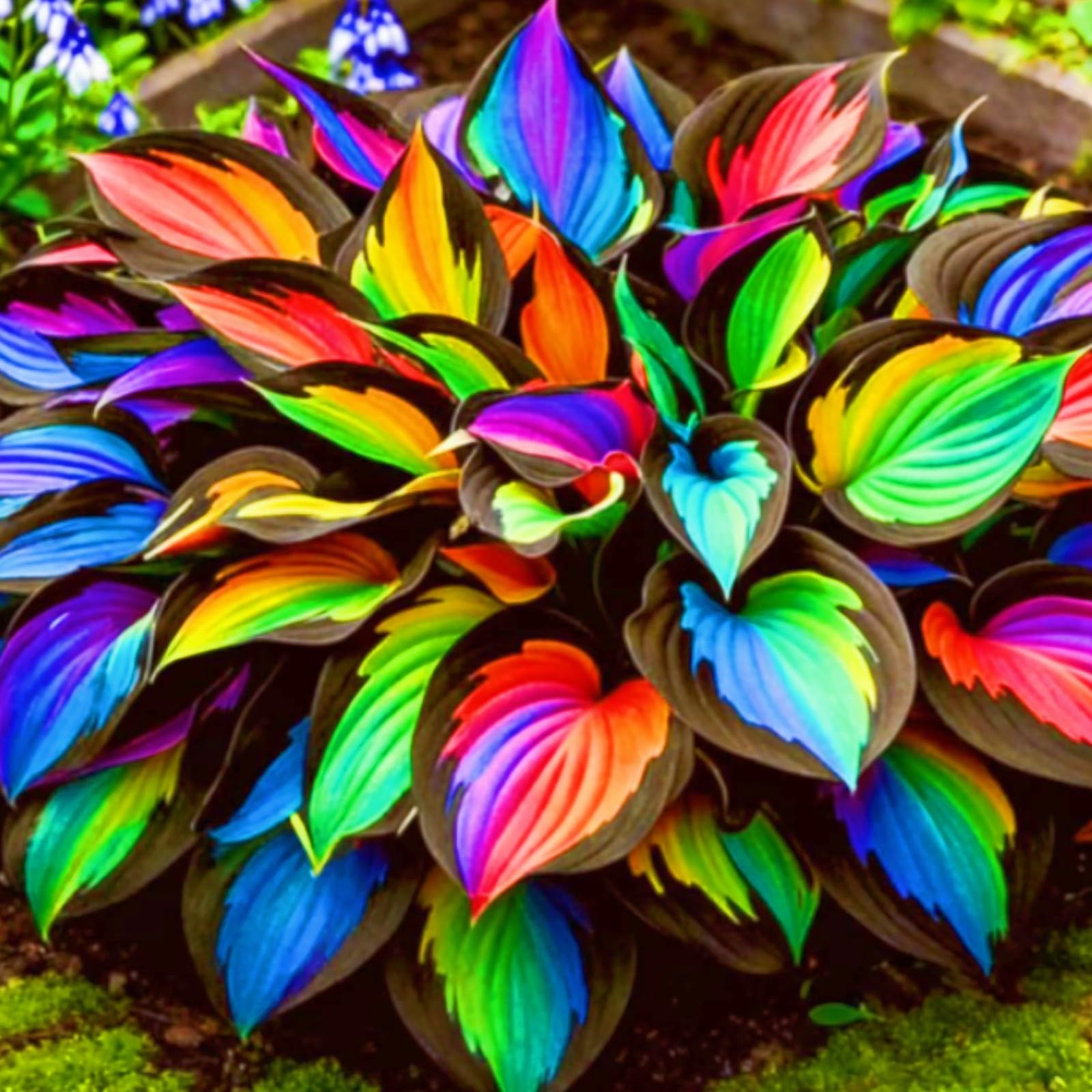 Rainbow Hosta Bulbs-Perfect for The Garden Hostas Plants-Landscaping-Excellent Displays-8ulbs-f