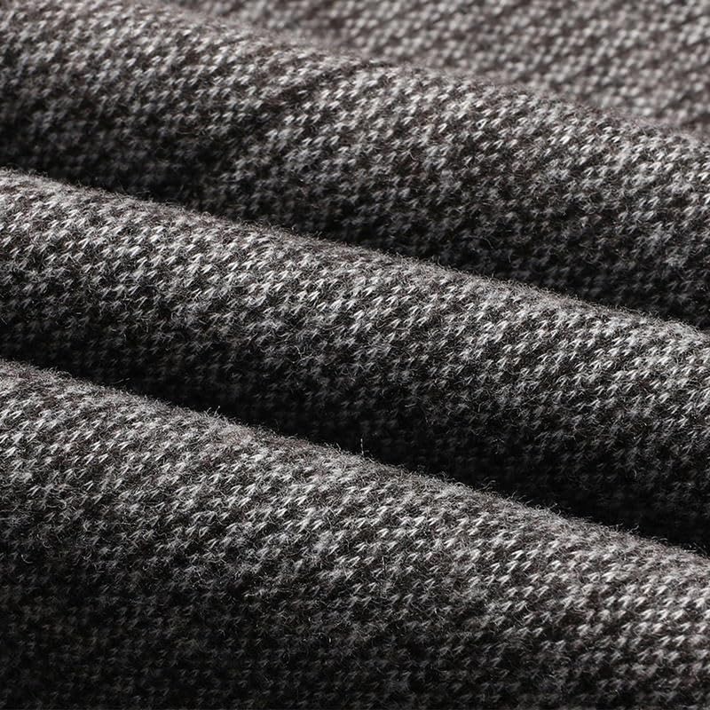 Mens Gray Plaid Blazers Vintage Tweed Jacket Formal Classic Two Buttons Sport Coats for Daily Party Business4