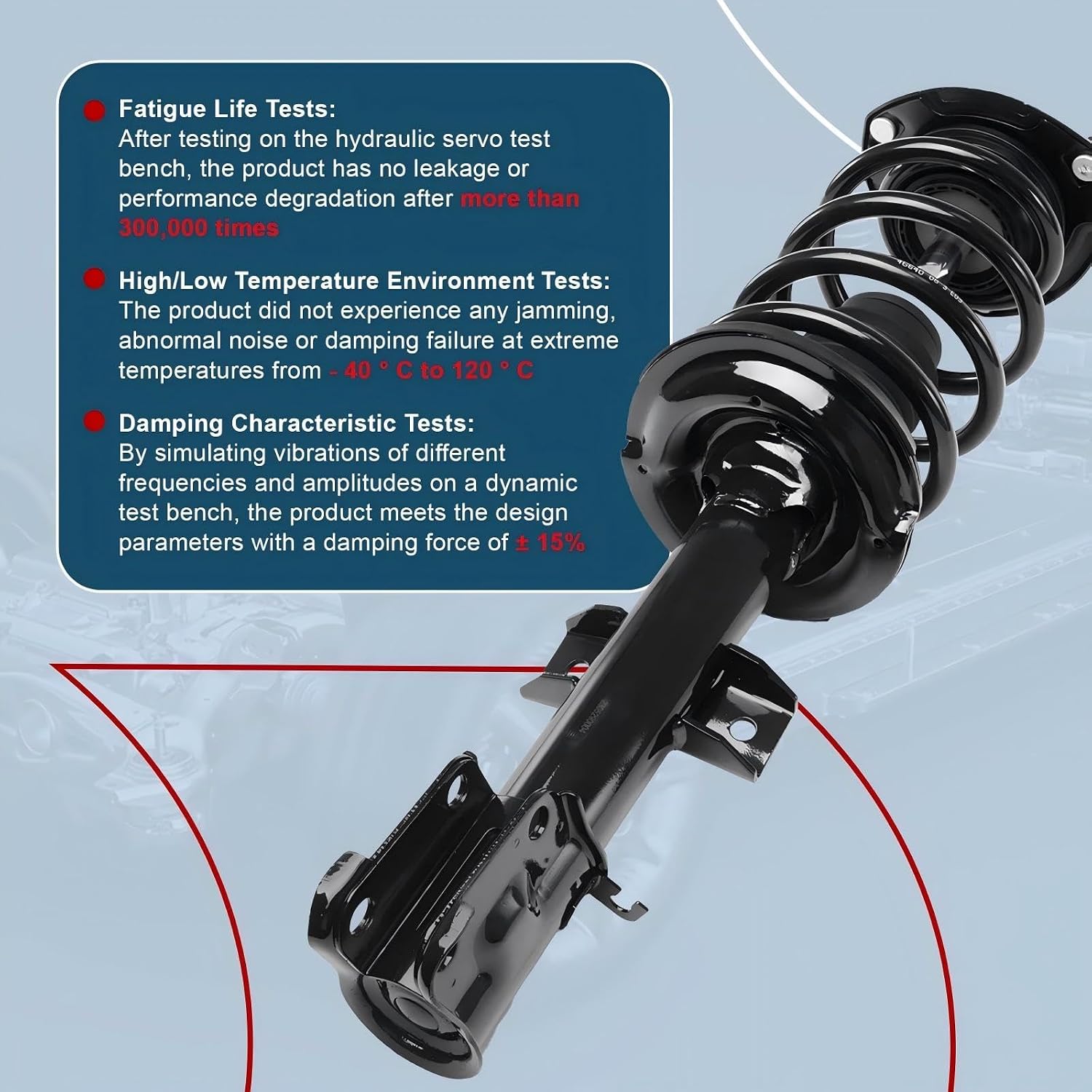 Vextone Front Shock Absorbers 272712 272713 Fit for 2011 2012 2013 Kia Sorento AWD & FWD - 2011 ONLY 3.5L - Driver & Passenger Sides Complete Shocks and Struts Assembly (2 PCS)