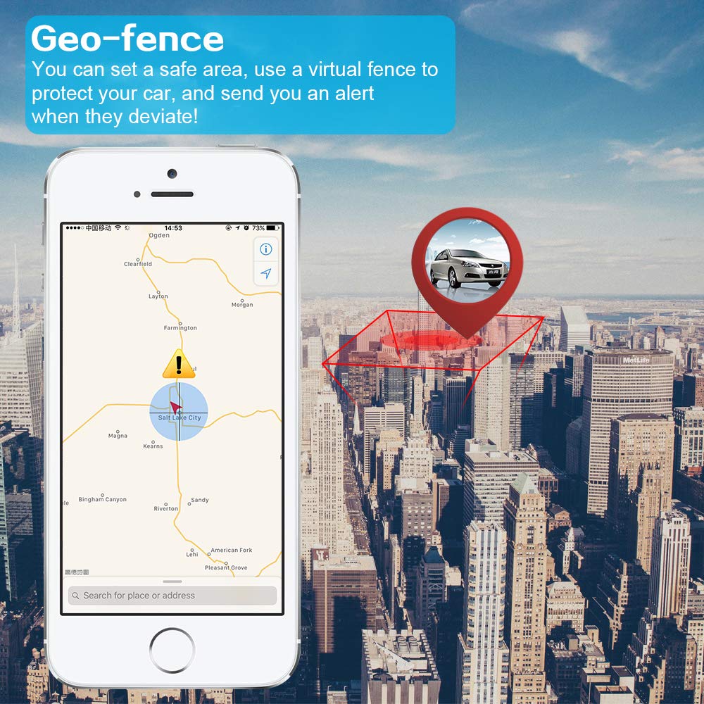 Localizzatore GPS per Auto GPS Car Tracker, Winnes 20000mAh Impermeabile GPS Tracker APP Senza Abonamento con Funzioni di Allarme Geo-fence Anti-Theft per Auto,Camion,Moto,Veicolo in Tempo Reale