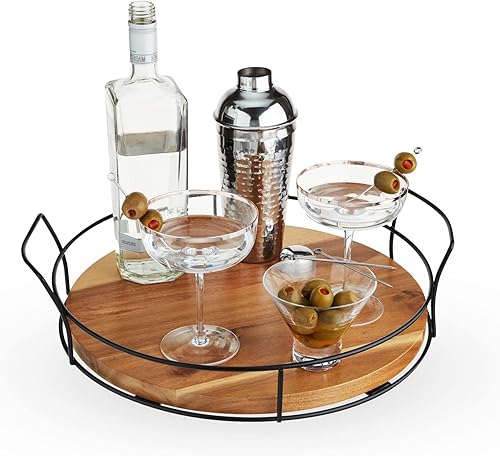 Vista 64 de Twine Juego de tablas de queso de acacia y pizarra, cuencos y cuchillos para charcutería, bandeja de queso de pizarra para quesos de madera, juego