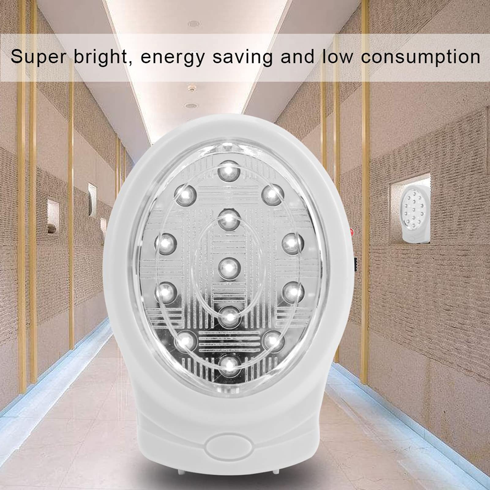 Lamp, Home Emergency Lights,13 LED Rechargeable Home Emergency Light Automatic Power Failure Outage Lamp, commercial emergency light fixtures