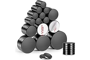 Magnets with Adhesive Backing, 100 Pack