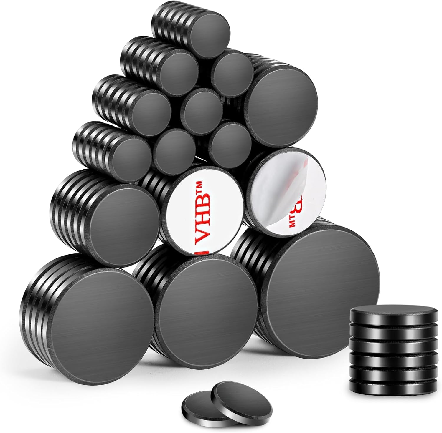 with Adhesive Backing,100 Pack,6 Sizes Craft