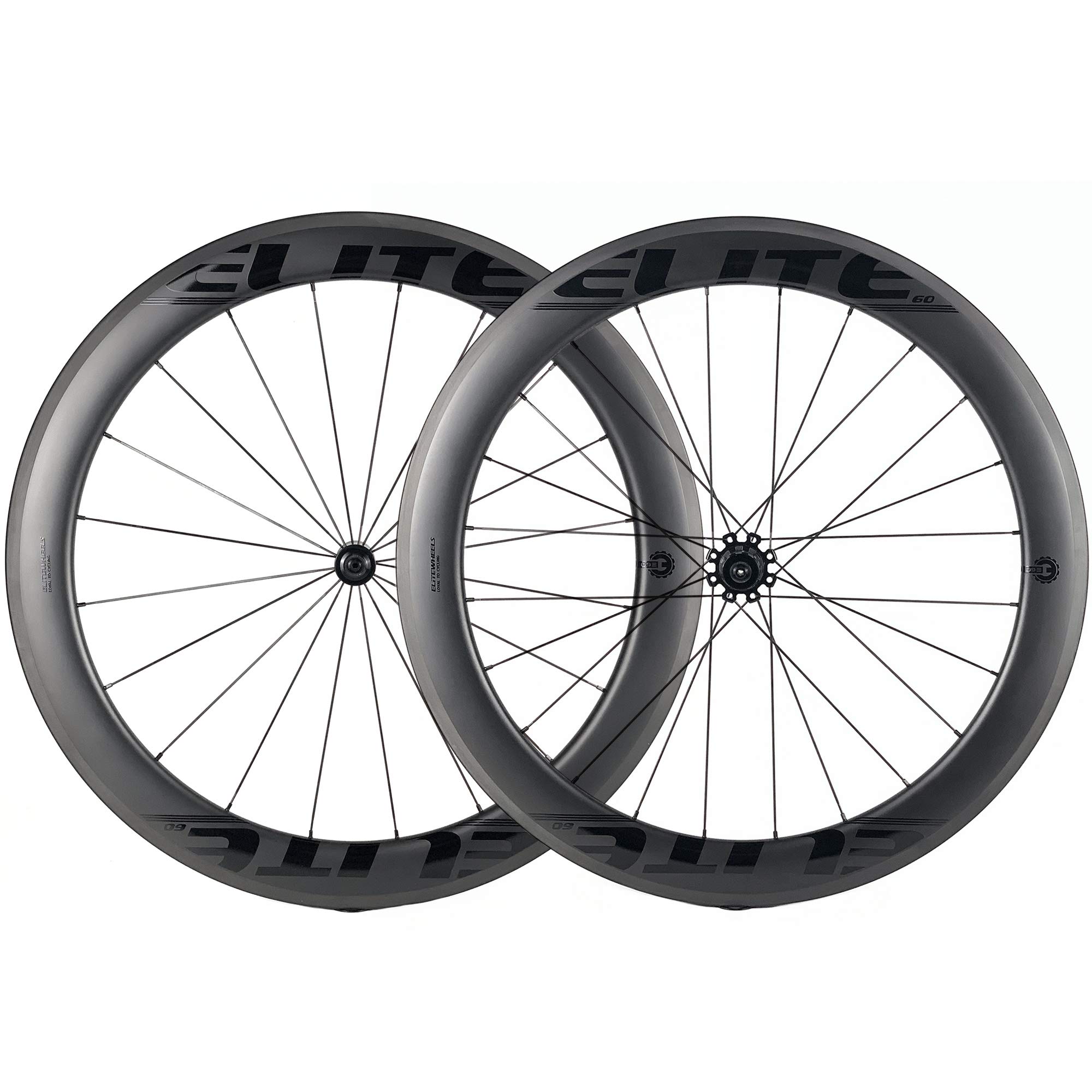 Buy ELITEWHEELS Road Bike Carbon Wheels 700c Clincher 38/50/60/88mm