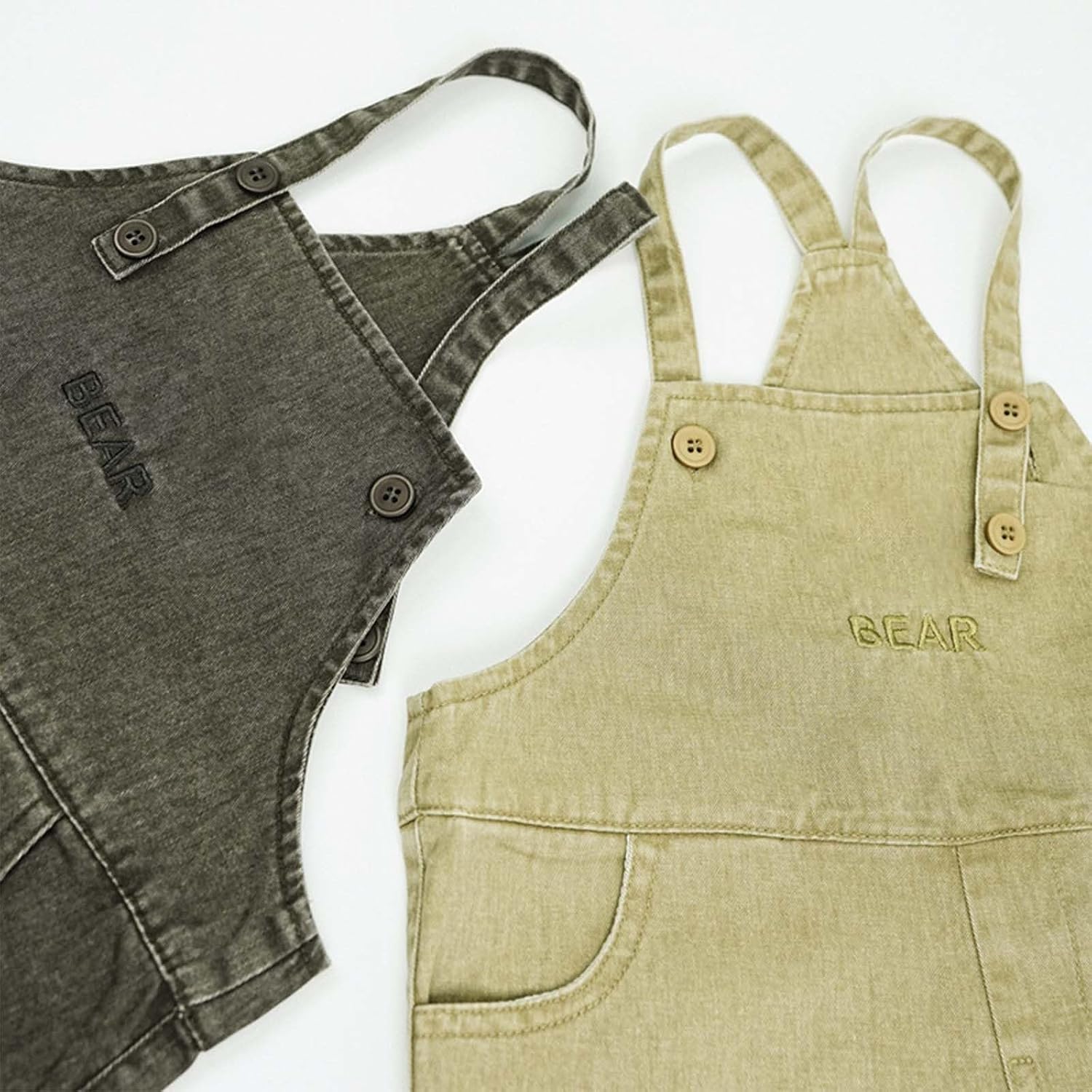 Overalls for Toddler Girls Pull-On Stretch Waist Casual Y2K Workwear Bib Pants Active Lightweight Youth Wide Leg Jumpsuit
