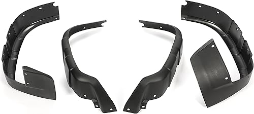 Miniatura 2 de HECASA Guardabarros para guardabarros compatibles con Honda TRX400 TRX450 1995-2004, aletas delanteras y traseras, 4 unidades, plástico negro