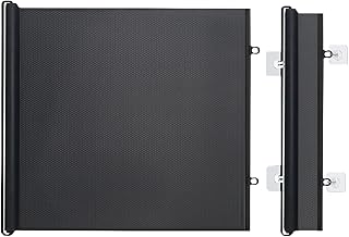 Retractable Pet Stair Gate,Mesh Stair Gates for Baby Dogs Cat,110/130cm Retractable Stairgates Dogs,Indoor Doggy Barrier,Extendable Doorway Dog Doors