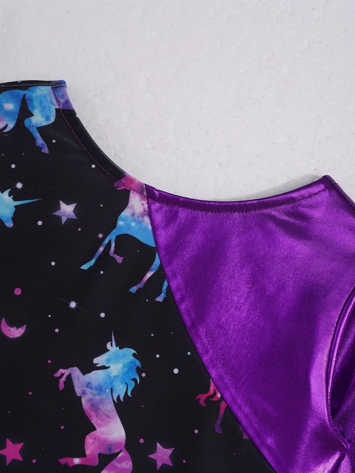 Maillot Gimnasia Ritmica niña Leotardo de Gimnasia for niñas, Leotardo de Ballet y Danza, Mono de Baile, Puesta en Escena, Disfraz de Baile(8)