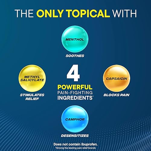 Miniatura 4 de Advil Targeted Relief - Crema para aliviar el dolor, hasta 8 horas de potente alivio del dolor menor de artritis, dolor en las articulaciones, dolor